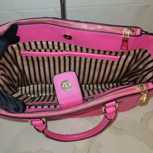 Kate Spade New York Pink and Blue Satchel EUC - Picture 9 of 16